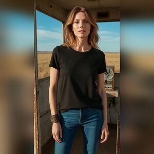 Classic Black Women's T-Shirt